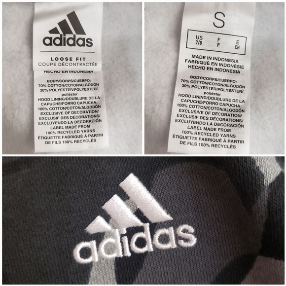 Adidas Camo Zip-up Jacket *YOUTH* - Picture 8 of 9